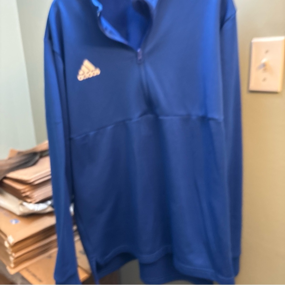 Adidas Royal Blue Fleece Jacket